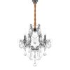 K9 Crystal Chandeliers Lighting 4 Lights Crystal Ceiling Lamp Home Decoration Silver