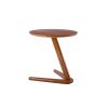 Accent Chairs Set of 2 with Side Table, Mid Century Modern Accent Chair, Wood and Fabric Armchairs Side Chair, Lounge Reading Comfy Arm Chair for Livi