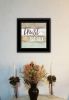 "Trust in the Lord" by Marla Rae, Ready to Hang Framed Print, Black Frame