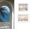 "Sunrise-Sunset" 2-Piece Vignette by Georgia Janisse, White Frame
