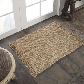 Bohemian Handwoven Natural Braided Jute Reversible Indoor Area Rug (Color: Natural, size: 3'x5')