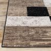 Rockwood Modern Geometric Patchwork Indoor Area Rug or Runner