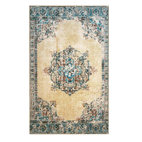 Decklan Floral Medallion Traditional Indoor Area Rug or Runner Rug