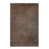 Veer Modern Abstract Wood Grain Indoor Area Rug or Runner Rug