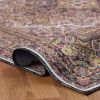 Flamingo Modern Medallion Washable Indoor Area Rug or Runner