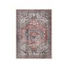 Mesa Rustic Distressed Medallion Indoor Area Rug or Runner Rug