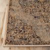 Distressed Traditional Medallion Damask Area Rugs Or Runner Rug