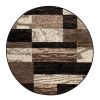 Rockwood Modern Geometric Patchwork Indoor Area Rug or Runner