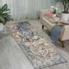 Salford Modern Medallion Non-Slip Indoor Area Rug or Runner