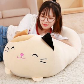 Animal Plush Soft Squishy Chubby Cartoon Pillow (Color: cat, size: 60cm)